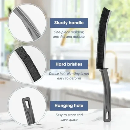 PlacidEase - Hard Bristled Crevice Cleaning Brush